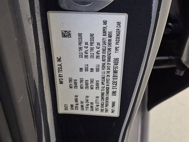 2021 Tesla Model 3 Long Range