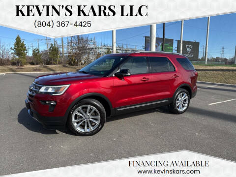 2018 Ford Explorer for sale at Kevin's Kars LLC in Richmond VA