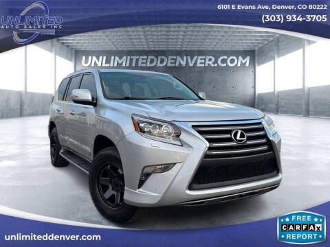 2014 Lexus GX 460 for sale at Unlimited Auto Sales in Denver CO