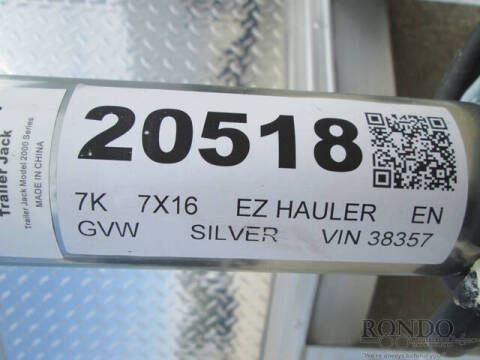 2026 EZ Hauler Enclosed Cargo EZEC7X16-XLTP