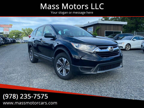 2018 Honda CR-V for sale at Mass Motors LLC in Worcester MA