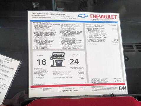 1991 Chevrolet Corvette