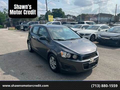 2012 Chevrolet Sonic for sale at Shawn's Motor Credit in Houston TX