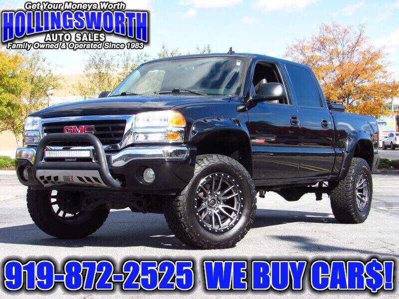 2006 GMC Sierra 1500 for sale at Hollingsworth Auto Sales in Raleigh NC