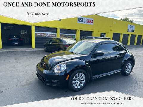 2013 Volkswagen Beetle for sale at Once and Done Motorsports in Chico CA