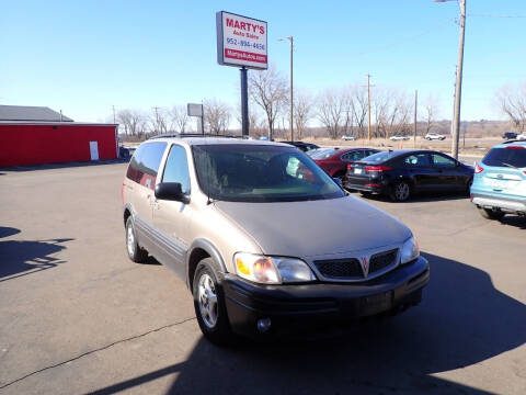 2003 Pontiac Montana for sale at Marty's Auto Sales in Savage MN