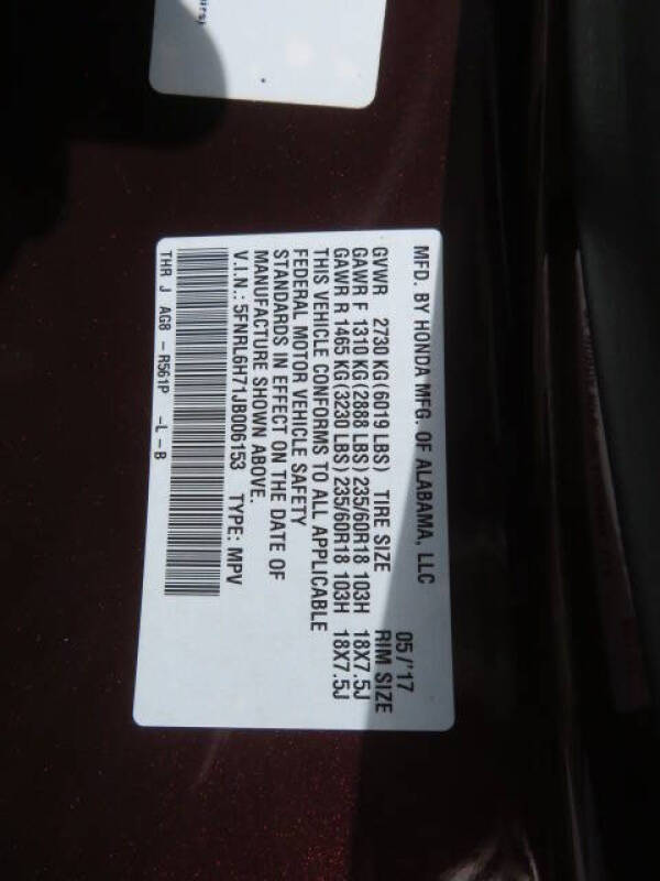 2018 Honda Odyssey EX-L