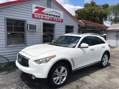 2014 Infiniti QX70 for sale at Z Motors in North Lauderdale FL