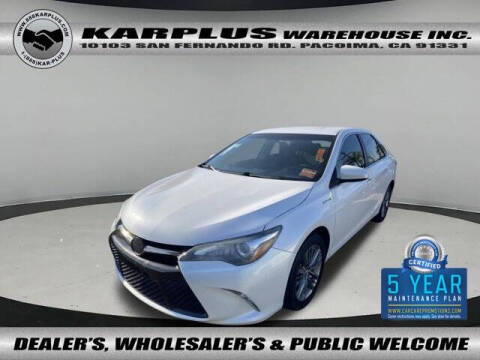 2015 Toyota Camry Hybrid for sale at Karplus Warehouse in Pacoima CA