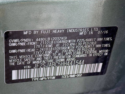 2017 Subaru Forester 2.5i