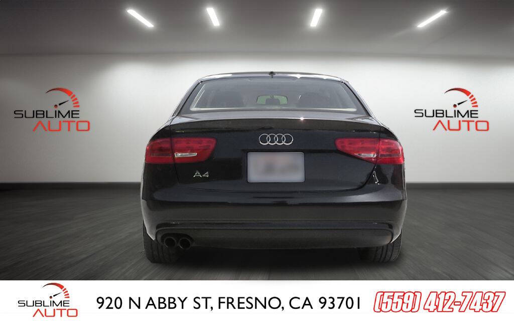 2014 Audi A4 for sale at SUBLIME AUTO in Fresno, CA