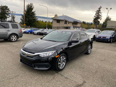 2017 Honda Civic for sale at KARMA AUTO SALES in Federal Way WA