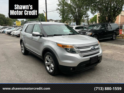 2015 Ford Explorer for sale at Shawn's Motor Credit in Houston TX