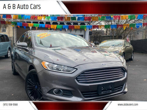 2014 Ford Fusion for sale at A & B Auto Cars in Newark NJ
