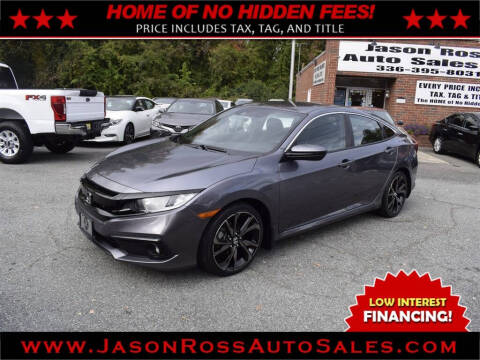 2020 Honda Civic for sale at Jason Ross Auto Sales in Burlington NC