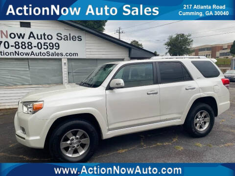 2010 Toyota 4Runner for sale at ACTION NOW AUTO SALES in Cumming GA