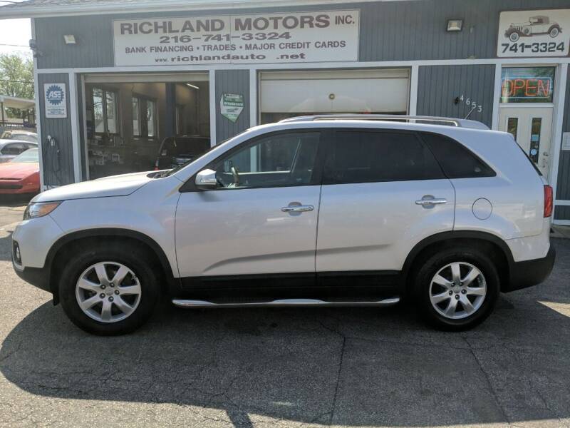2013 Kia Sorento for sale at Richland Motors in Cleveland OH