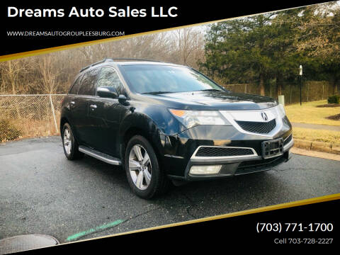 2012 Acura MDX for sale at Dreams Auto Sales LLC in Leesburg VA
