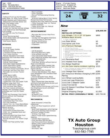 2022 Mercedes-Benz GLB GLB 250