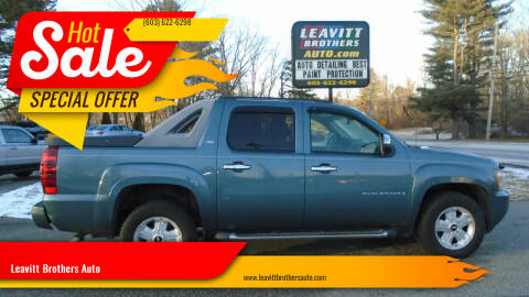 2009 Chevrolet Avalanche for sale at Leavitt Brothers Auto in Hooksett NH