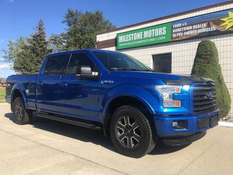 2015 Ford F-150 for sale at MILESTONE MOTORS in Chesterfield MI