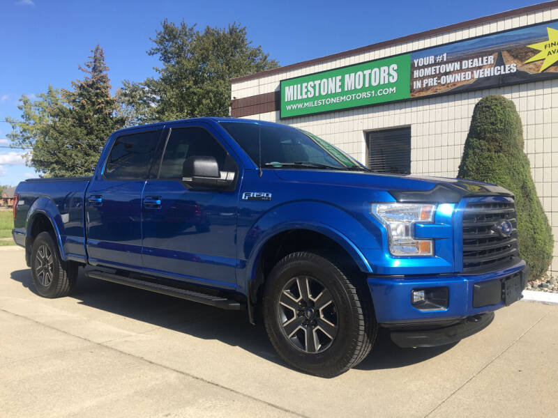 2015 Ford F-150 for sale at MILESTONE MOTORS in Chesterfield MI