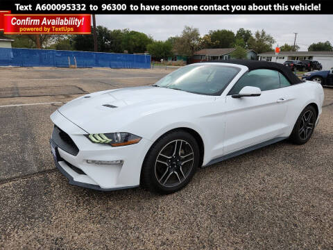 2019 Ford Mustang for sale at POLLARD PRE-OWNED in Lubbock TX