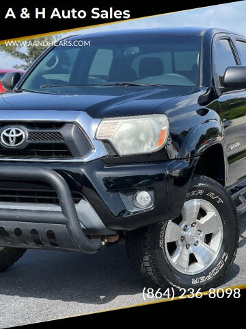 2013 Toyota Tacoma for sale at A & H Auto Sales in Greenville SC