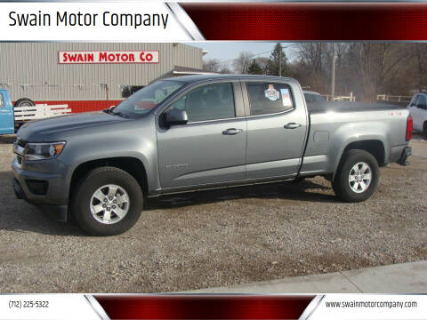 2019 Chevrolet Colorado for sale at Swain Motor Company in Cherokee IA