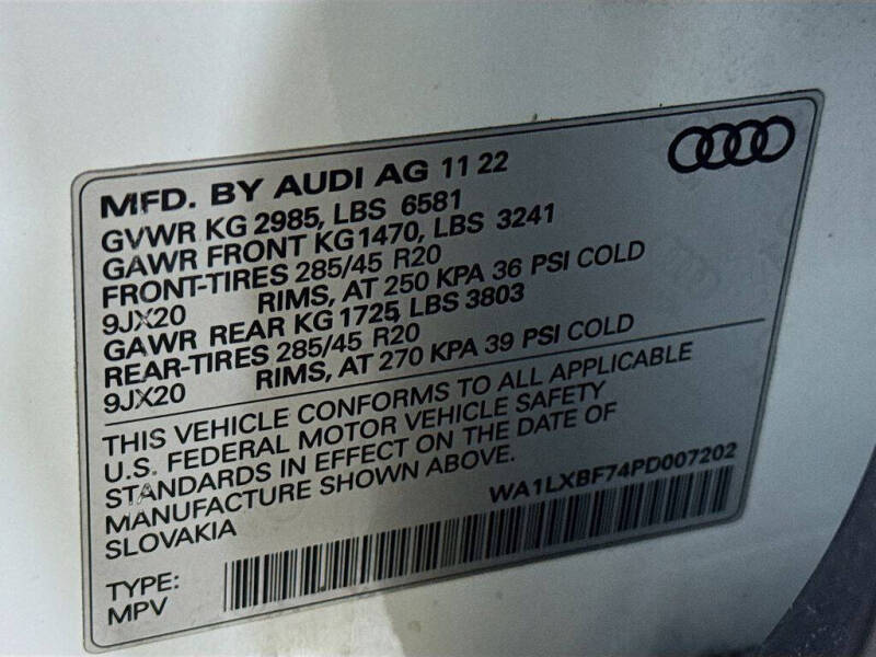 2023 Audi Q7 quattro Premium Plus 55 TFSI