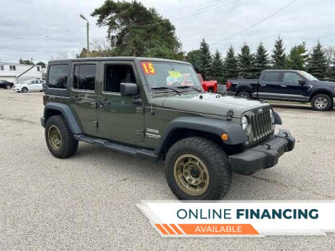 2015 Jeep Wrangler Unlimited for sale at Patrick Motor Sales in Lapeer MI