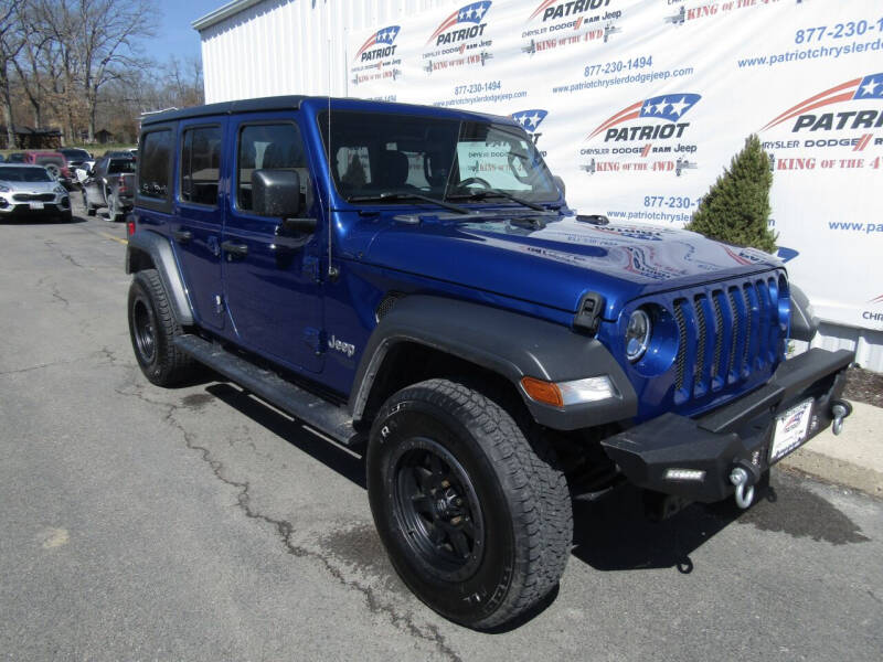 Used 2018 Jeep All-New Wrangler Unlimited Sport with VIN 1C4HJXDN3JW186162 for sale in Oakland, MD