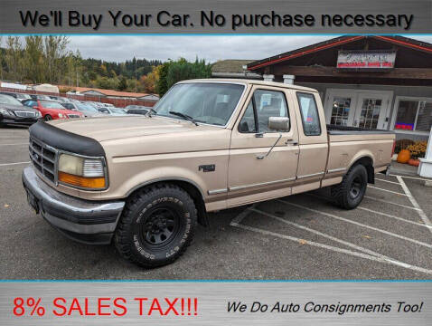 1996 Ford F-150 for sale at Platinum Autos in Woodinville WA