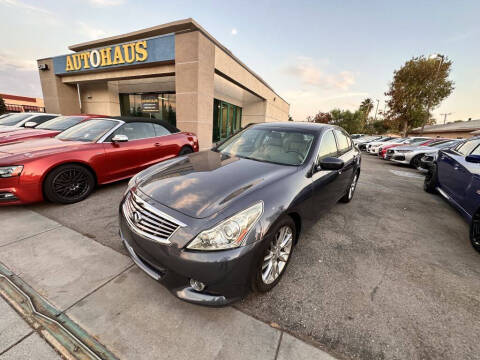 2011 Infiniti G37 Sedan for sale at AutoHaus in Loma Linda CA