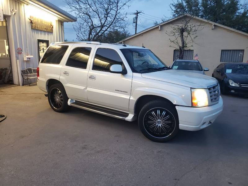Used 2003 Cadillac Escalade Base with VIN 1GYEK63N23R288012 for sale in Dallas, TX