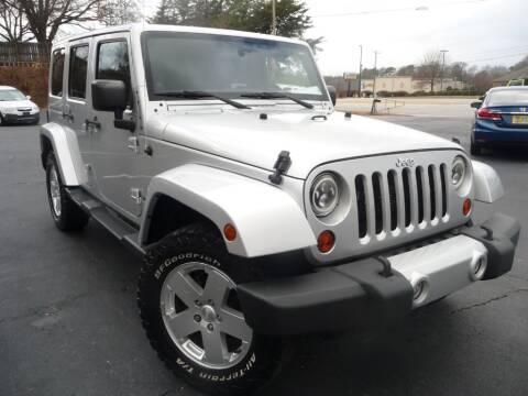 2012 Jeep Wrangler Unlimited for sale at Wade Hampton Auto Mart in Greer SC