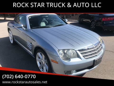 2004 Chrysler Crossfire for sale at ROCK STAR TRUCK & AUTO LLC in Las Vegas NV
