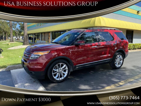 2015 Ford Explorer for sale at USA BUSINESS SOLUTIONS GROUP in Davie FL