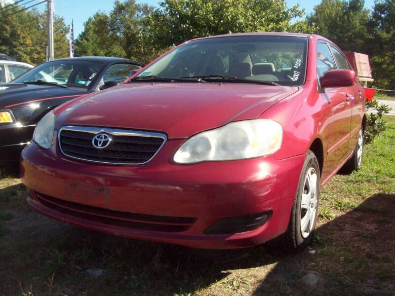 2007 Toyota Corolla for sale at Frank Coffey in Milford NH