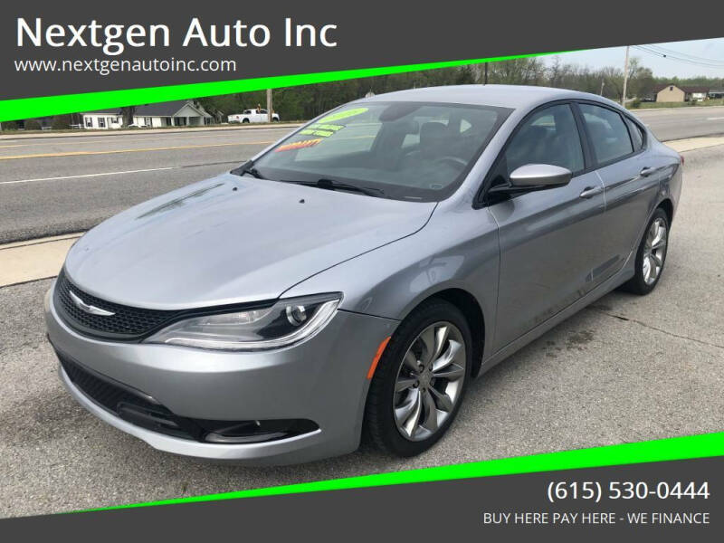 2016 Chrysler 200 for sale at Nextgen Auto Inc in Smithville TN