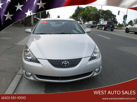 2006 Toyota Camry Solara for sale at West Auto Sales in Belmont CA