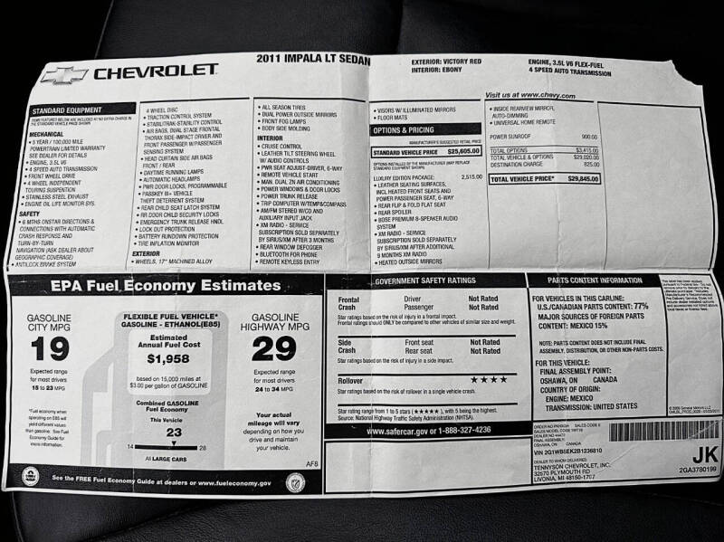 2011 Chevrolet Impala LT