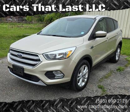 2017 Ford Escape for sale at Cars That Last LLC in Webster NY