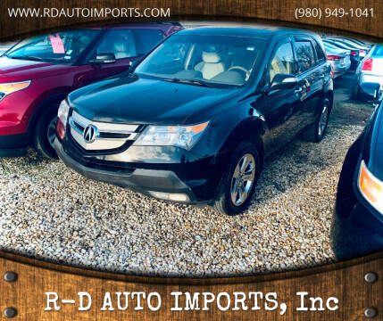 2009 Acura MDX for sale at R-D AUTO IMPORTS, Inc in Charlotte NC