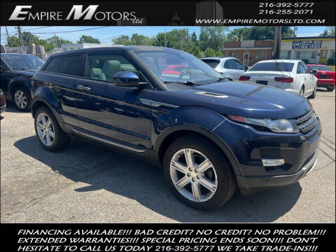 2015 Land Rover Range Rover Evoque Coupe for sale at Empire Motors LTD in Cleveland OH