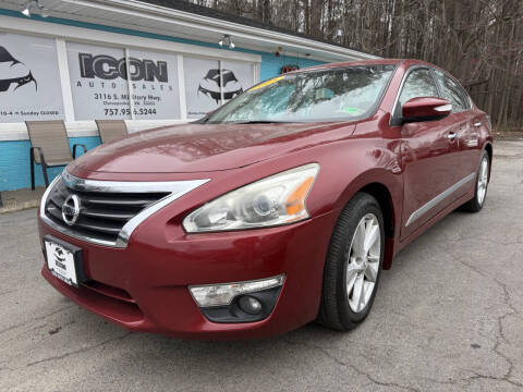 2015 Nissan Altima for sale at ICON AUTO SALES in Chesapeake VA