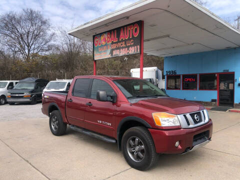 2013 Nissan Titan for sale at Global Auto Sales and Service in Nashville TN