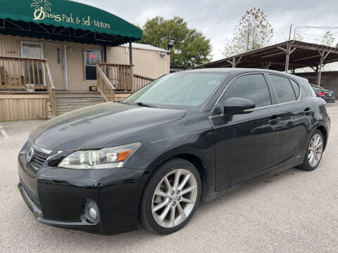 2011 Lexus CT 200h for sale at OASIS PARK & SELL in Spring TX