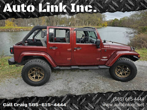 2010 Jeep Wrangler Unlimited for sale at Auto Link Inc. in Spencerport NY