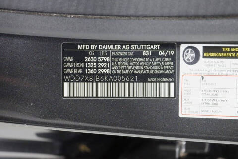 2019 Mercedes-Benz AMG GT 63